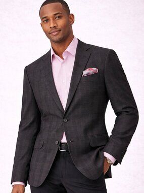 Ben Sherman Wool Check Blazer